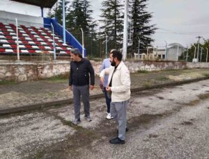 Eskişehir’de Necdet Yıldırım Spor Sahası’nda yenileme çalışmaları sürüyor
