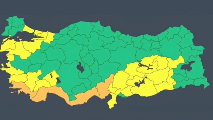 İçişleri Bakanı Çiftçi, 29 Ekim’de 4 il için turuncu kodlu yağış uyarısı yaptı