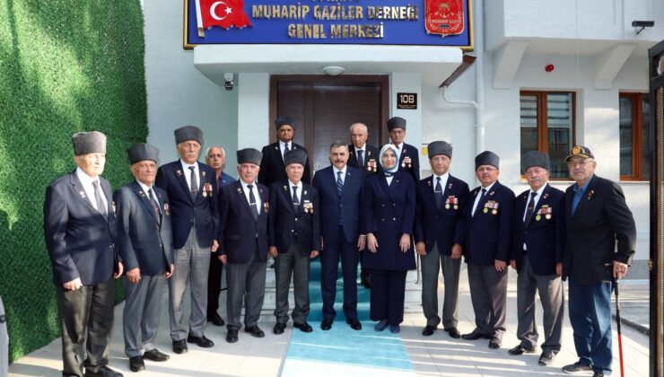 İçişleri Bakanı Mustafa Çiftçi, Türkiye Muharip Gaziler Derneği’ni ziyaret etti