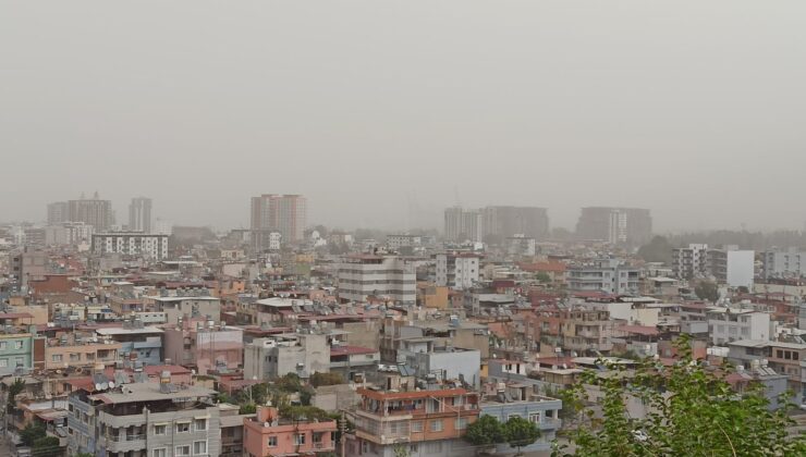 İskenderun’da Suriye’den gelen toz hava kalitesini düşürdü, yarın da etkili olacak