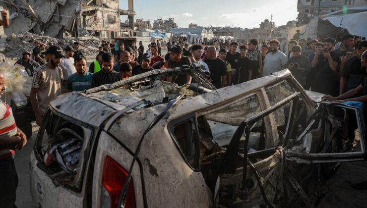 İsrail, Gazze’nin batısında sivil aracı İHA ile vurdu, 2 Filistinli öldü