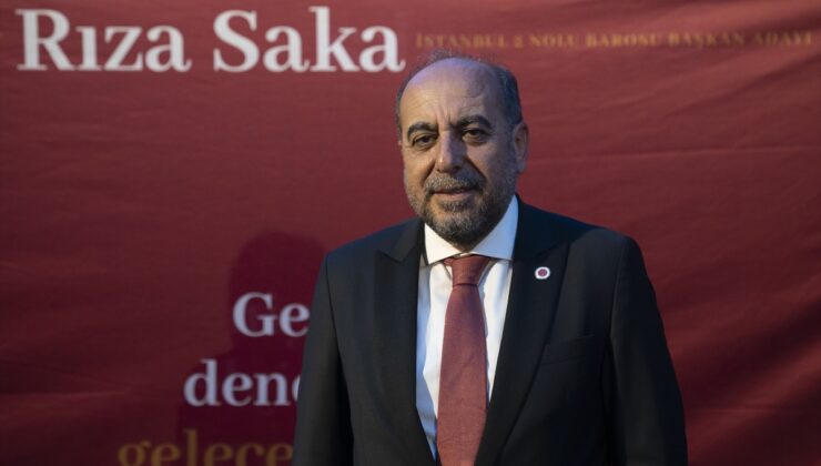 İstanbul 2 Nolu Barosu başkanlığını 1022 oyla Rıza Saka kazandı