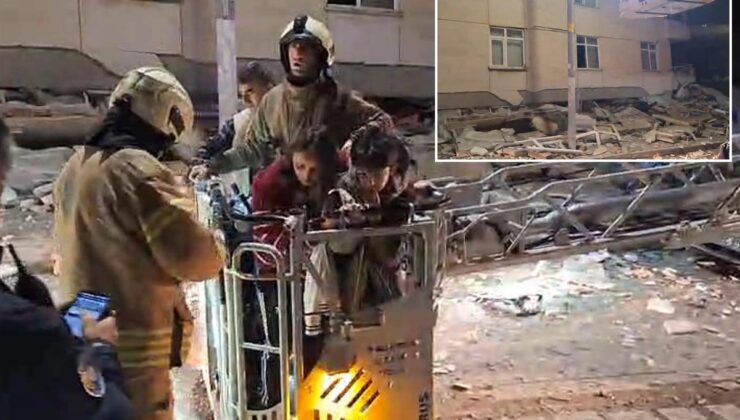 İstanbul Maltepe’de 6 katlı binada çökme oldu! Bölgeye çok sayıda ekip sevk edildi