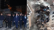 İstanbul Valisi Davut Gül: Maltepe'de çöken binanın enkazının altında yangın var