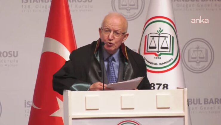 Kaboğlu, İstanbul Barosu 128. Genel Kurulu’nda avukatların güvencelerine dikkat çekti