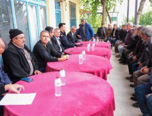 Karaman Valisi Çiçek, Ermenek’te köyleri ziyaret edip muhtarlardan bilgi aldı