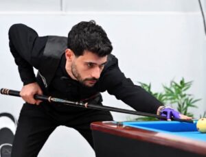 Kayserili Alptekin Canözkan, U25 3 Bant Bilardo Avrupa Şampiyonası’nda üçüncü oldu