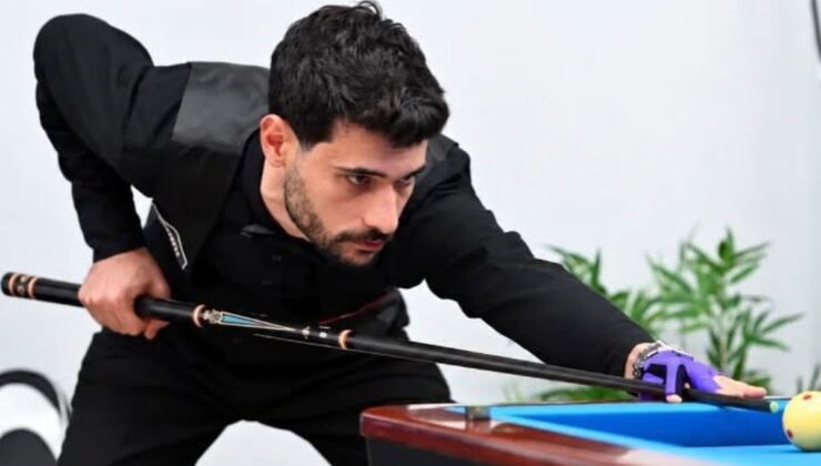 Kayserili Alptekin Canözkan, U25 3 Bant Bilardo Avrupa Şampiyonası’nda üçüncü oldu