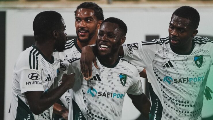 Kocaelispor, Alanyaspor’u deplasmanda 2-1 yenerek galibiyet hasretine son verdi