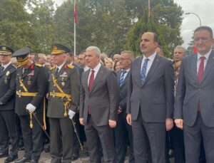 Konya, Afyonkarahisar, Karaman ve Aksaray’da 103. yıl törenlerine çelenk sunuldu