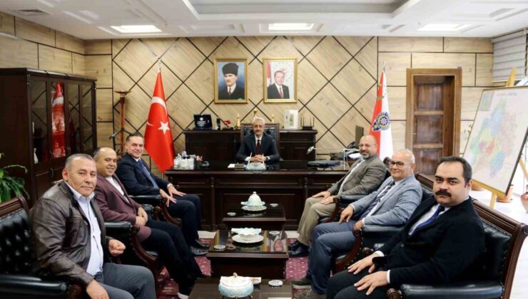 Kütahya OSB heyeti, İl Emniyet Müdürü Tandoğan’a hayırlı olsun ziyaretinde bulundu