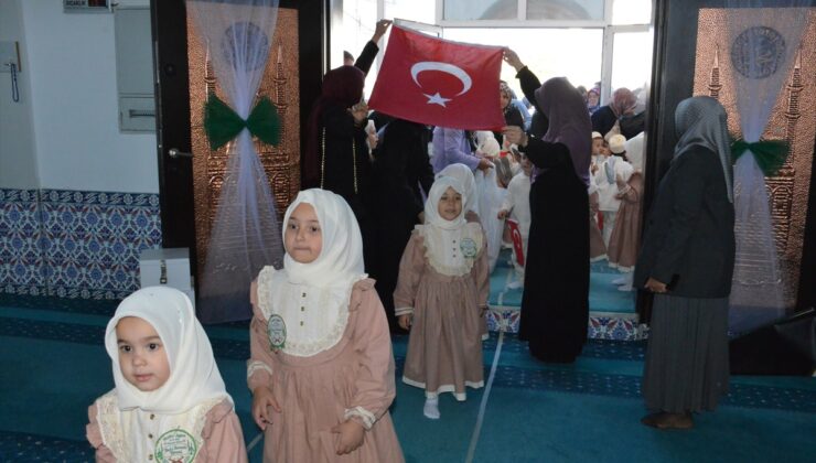 Kütahya’da 4-6 yaş Kur’an kursu öğrencilerine Bed-i Besmele programı düzenlendi
