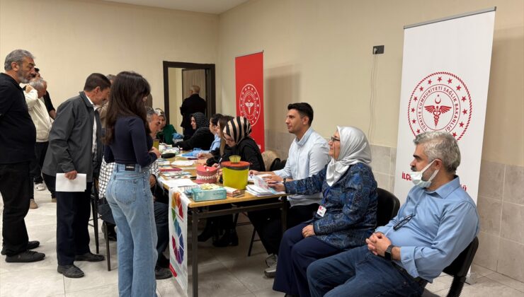 Malatya Battalgazi’de eğitim çalışanlarına sağlık taraması yapıldı
