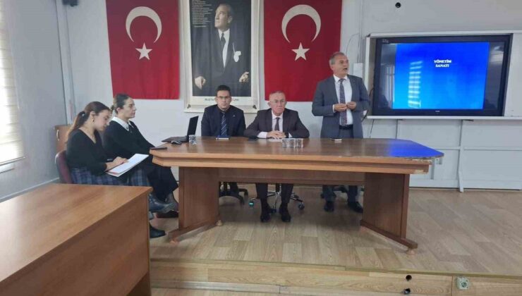 Manisa Sarıgöl’de okul güvenliği ve protokol kurallarına ilişkin toplantı yapıldı