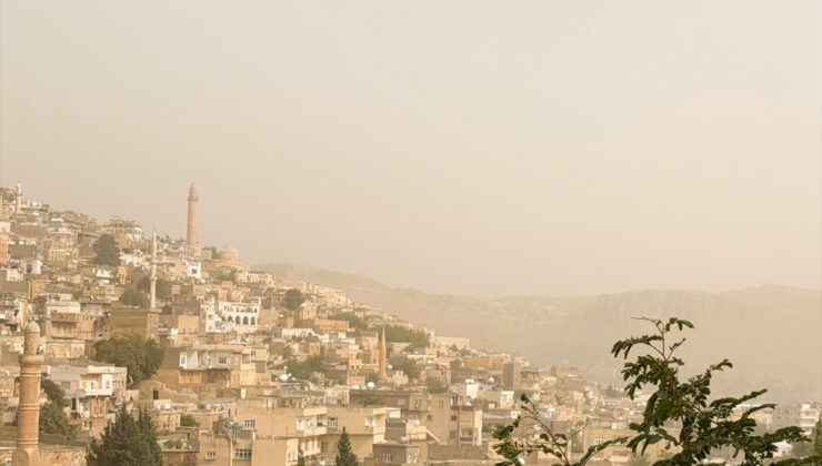 Mardin’de toz taşınımı Artuklu, Kızıltepe ve Yeşilli’de hava kalitesini düşürdü