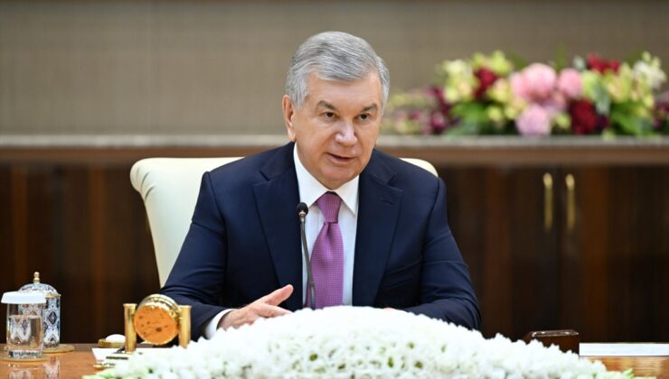 Mirziyoyev, Cengiz ve Kazancı ile enerjide 4,7 milyar dolarlık 6 projeyi görüştü