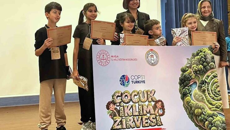 MTK Muğla Teknoloji Koleji öğrencileri Çocuk İklim Zirvesi’nde çözüm önerileri sundu
