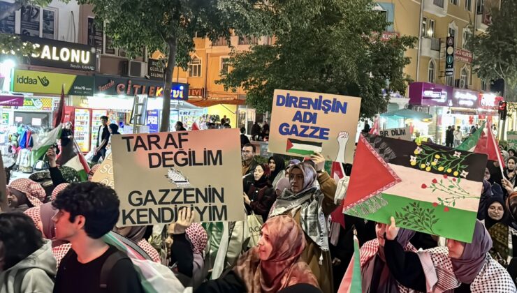 Niğde ve Kırşehir’de Gazze’deki soykırıma karşı yürüyüş ve etkinlik düzenlendi