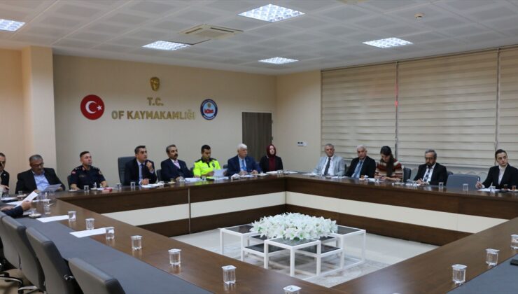 Of’ta kadına ve çocuğa yönelik şiddetle mücadele toplantısı Kaymakam başkanlığında yapıldı