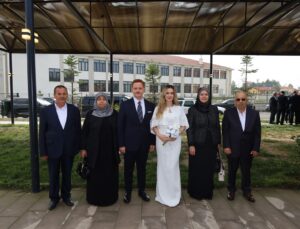 Orta Kaymakamı İnce ile Sedef Nur Aydın evlendi, nikahı Başkan Bezci kıydı