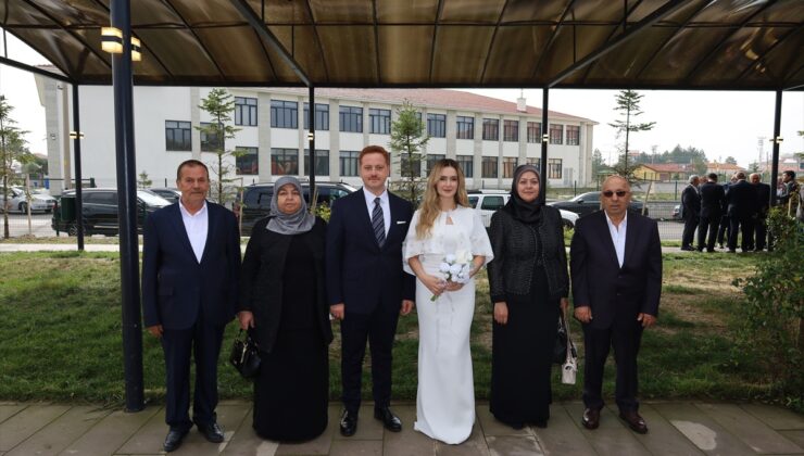 Orta Kaymakamı İnce ile Sedef Nur Aydın evlendi, nikahı Başkan Bezci kıydı