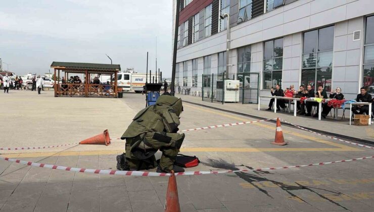 Osmaniye’deki hastane tatbikatında patlama senaryosuyla 12 kişi yaralandı