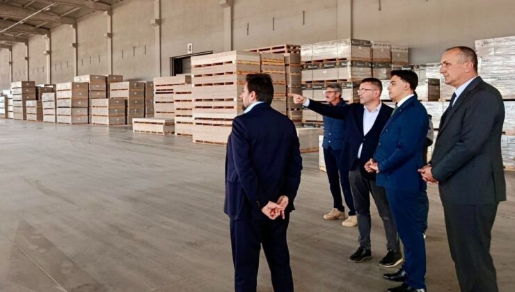 Pazaryeri Kaymakamı Kara, OSB’deki işletmelerde üretim ve istihdamı ele aldı