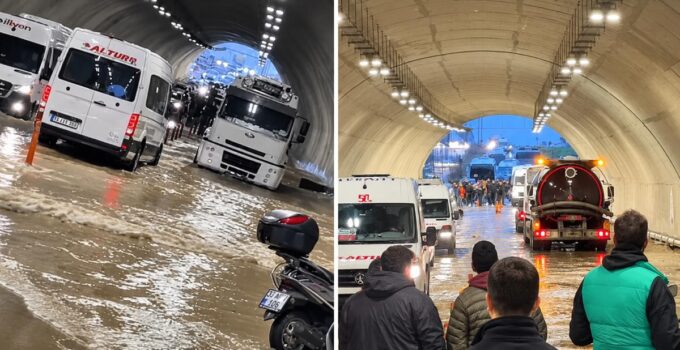 Sağanak Sabiha Gökçen’i de vurdu! Teknik bölge tünelini su bastı, servisler mahsur kaldı