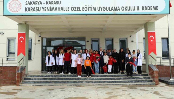 Sakarya Karasu’da özel eğitim okulunda 7 sınıfta 30 engelli öğrenci eğitim görüyor