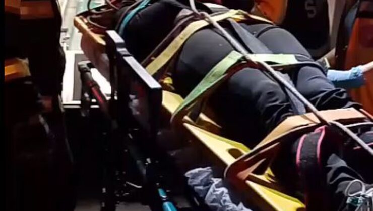 Samsun Canik’te 20 metre yükseklikten düşen N.Ö., itfaiye ekiplerince kurtarıldı