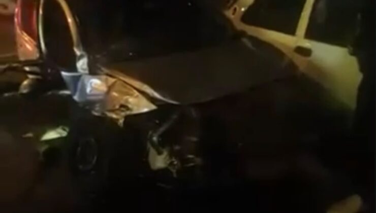 Sarıyer’de savrulan otomobil 6 park halindeki araca çarptı, 1’i ağır 3 kişi yaralandı