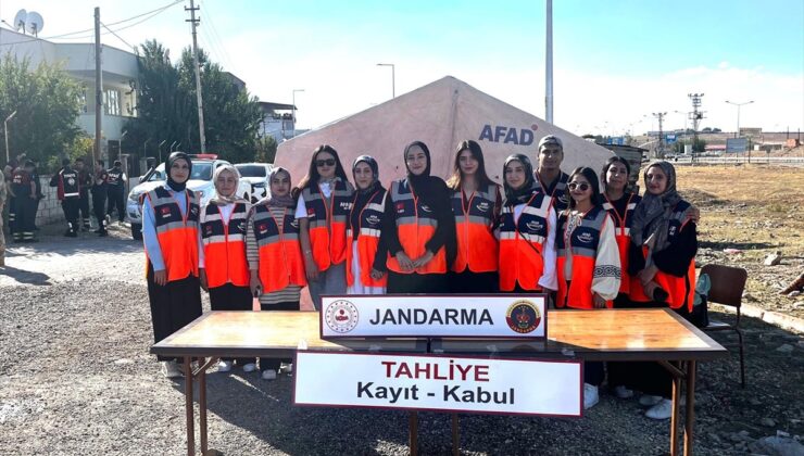 Siirt’te aşırı sıcaklık tatbikatında 23 afet grubuna eş zamanlı görev planlandı