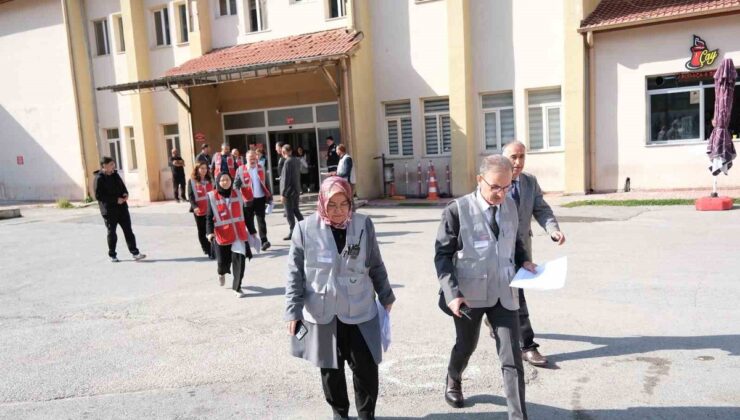 Sivas Cumhuriyet Üniversitesi Hastanesinde 2026 afet planı tatbikatı yapıldı