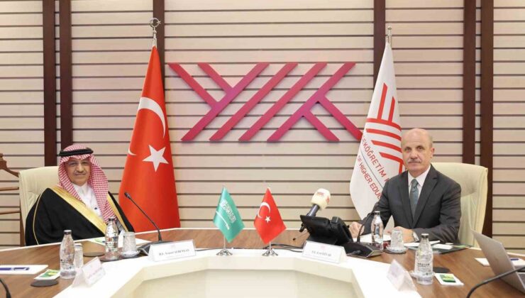 Suudi Arabistan Eğitim Bakanı, 14 yıl aradan sonra YÖK’te mesleki eğitimi görüştü