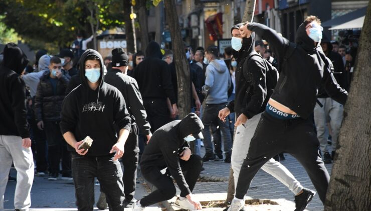 Tiran’da üniversite öğrencileri gösteri yaptı, polis müdahalesi sonrası yaralılar var