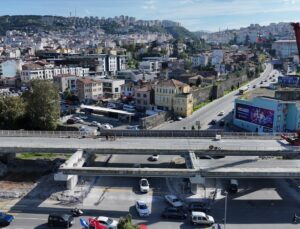 Trabzon’da Reşadiye Viyadüğü’nden sökülen 188 kiriş ve kolon altyapıda kullanılacak