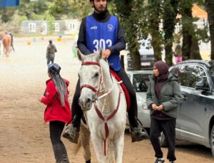 Veteriner hekim Hamza İriş, Kocaeli Gebze’de 100 kilometre kategorisinde üçüncü oldu