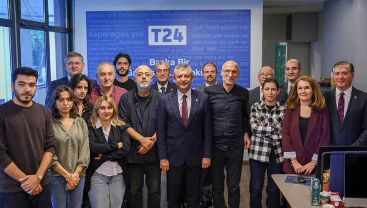Yeni Parti Genel Başkanı Özgür Özel, T24 Ankara bürosunu Murat Emir’le ziyaret etti