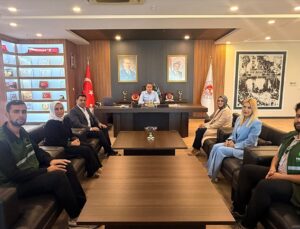 Yeşilay Hatay Şube Başkanı Bilgin, Antakya Kaymakamı Akdaş’a bağımlılık bilgisi verdi