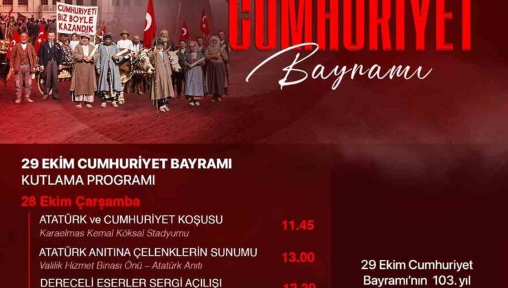 Zonguldak’ta Cumhuriyet’in 103. yıl dönümü kutlamaları 28 Ekim’de başlayacak